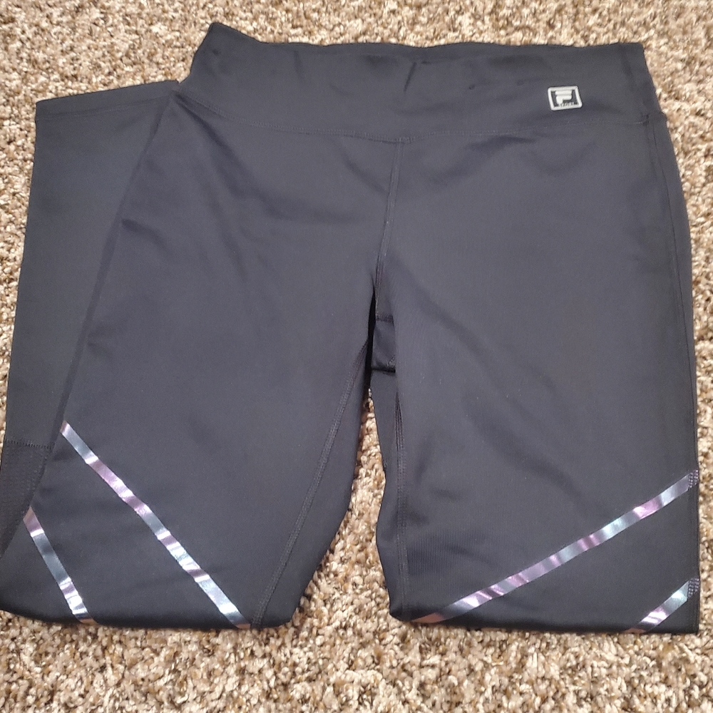 NWOT Fila Sport Black Leggings in Medium